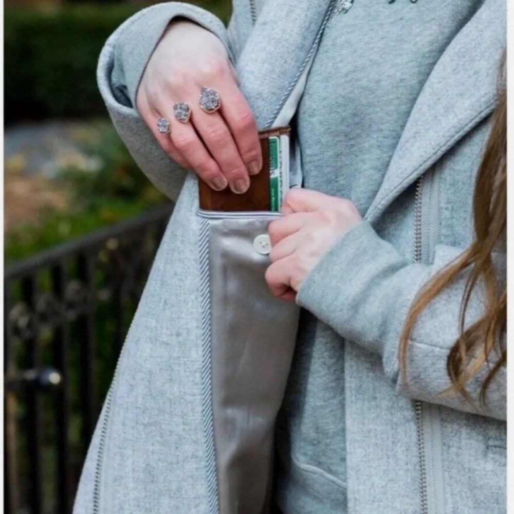 NWT J. Crew Women's Cocoon coat in Italian stadium-cloth wool, 00,   GD1068 - Picture 4 of 9